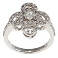 14k White Gold 4/5ct TDW Diamond Estate Ring (H-I, VS1-VS2)