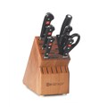 Wusthof Classic 8-piece Block Knife Set 8418 with Bonus Cutting Board and Knife Sharpener.