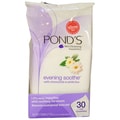 Wet Cleansing Towelettes Evening Soothe with Chamomile & White Tea by Pond's for Women - 30 Pc Towelettes