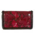 Stella McCartney 'Falabella' Embossed Glossy Faux Leather Cross-body
