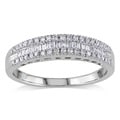 Miadora 14k White Gold 1/4ct TDW Diamond Ring (G-H, I1-I2)