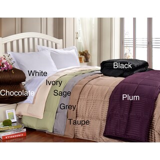 All-season Luxurious Down Alternative Reversible Blanket