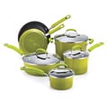 Rachael Ray Porcelain II Green 10-piece Cookware Set