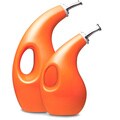 Rachael Ray Serveware Orange EVOO and Vinegar Bottles