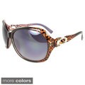 Women's Butterfly Round Plastic Sunglasses