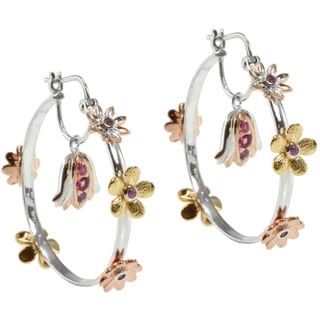Michael Valitutti/ Colette Pink Tourmaline and Pink Sapphire Earrings