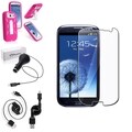 BasAcc Case/ Screen Protector/ Charger for Samsung Galaxy S3