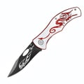 Master Cutlery Fantasy Dragon Red Folding Knife