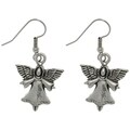 CGC Pewter Heavenly Angel Dangle Earrings