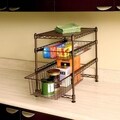 Seville Bronze Stackable Kitchen Cabinet Organizer