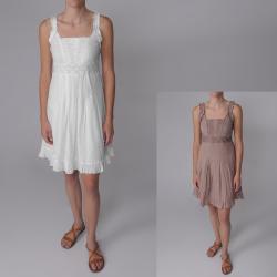 Journee Collection Junior's Square Neckline Ruffled Strap Dress