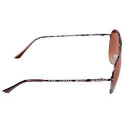 Adi Designs Women's Snake Print Aviator Sunglasses