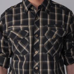 Smoke Rise Men's Plaid Long-sleeve Shirt