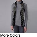 Journee Collection Women's Zebra Print Detail Scarf