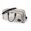 Sizzix Eclips Black, Cream and Periwinkle Plaid Tote