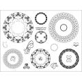 Spellbinders Heart Elements Clear Stamps
