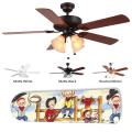 New Image Concepts 4-light Cowboy Kids Ceiling Fan