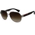 Prada Sport PS52MS Brown Aviator Sunglasses