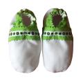 Baby Pie Green Faux Suede Bootie Socks
