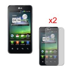 Anti-fingerprint Screen Protector for LG T-Mobile G2x (Pack of 2)
