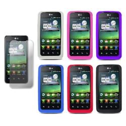 T-Mobile G2x/ LG Optimus 2X Silicone Case with Screen Protector