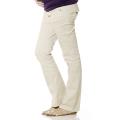 Lilac Clothing Women's Maternity Khaki Flap-pocket Panel Pants 