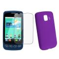 Silicone Case w/ Screen Protector for LG LS670 Optimus S