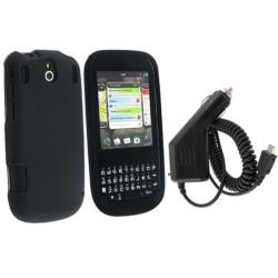 2-piece Silicone Case/ Car Charger for Palm Pixi/ Castle