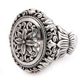 Sterling Silver 'Precious Lotus' Ring (Indonesia)