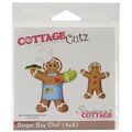 CottageCutz Die 4"X4"-Ginger Boy Chef