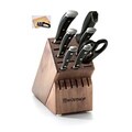Wusthof Classic Ikon 8 Piece Knife Block Set With Bonus Board & Sharpener - 9908