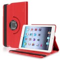 BasAcc Light Blue Leather Swivel Case for Apple iPad Mini
