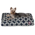 Majestic Pet Navy Blue Links Rectangle Pet Bed