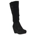Riverberry Women's 'Hush' Black Knee-high Boots