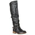 Bamboo by Riverberry Women's 'Parksville' Black Boots