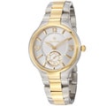 Philip Stein Men's 'Novelties' Silver Dial Two-tone Steel Quartz Watch