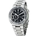 Oris Men's 'TT1 Diver' Black Dial Titanium Bracelet Automatic Watch