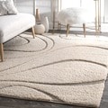 Rug Collective Posh Ivory Shag Rug