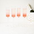 Celebrate! Contemporary Champagne Flutes (Set of 4)
