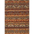 Transitional Oriental Multi Color Wool Tufted Rug (8' x 11')