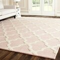 Handmade Cambridge Moroccan Blue Wool Rug