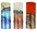 Handmade Artisan Glass 12-inch Wall Sconce (Chile)