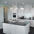 Ellipse 3-light Matte Opal Shade Pendant