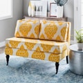 Cassidy French Yellow/ Cream Loveseat