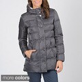 Vince Camuto Women's Zip Front Down Coat with Hood