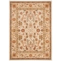 Oushak Cream/ Cream Powerloomed Rug