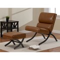 Rialto Camel Chair and Ottoman