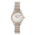 Bulova Women's Diamond Rose and Stainless Steel Two Tone Watch