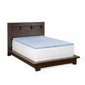 Select Luxury Reversible Comfort 2-inch Swirl Gel Memory Foam Mattress Topper
