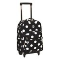 Rockland Designer Print 17-inch Rolling Carry-on Backpack